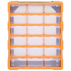 vidaXL Multi-Schubladen-Organizer 18 Schubladen 38x16x47 cm