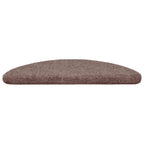 vidaXL Stufenmatten Selbstklebend 5 Stk. 56x17x3 cm Hellbraun Halbrund