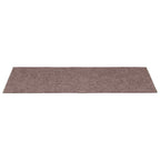 vidaXL Stufenmatten Selbstklebend 5 Stk. 65x21x4 cm Hellbraun Rechteckiger Rand