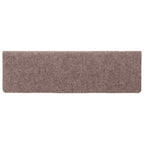 vidaXL Stufenmatten Selbstklebend 10 Stk. 65x21x4 cm Hellbraun Rechteckiger Rand