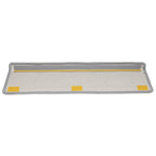 vidaXL Stufenmatten 10 Stk. 65x21x4 cm Grau Rechteckiger Rand