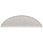 vidaXL Treppenmatten Selbstklebend Sisal-Look 15 Stk. 56x17x3 Platina