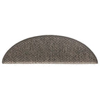 vidaXL Treppenmatten Selbstklebend Sisal-Look 15 Stk 56x17x3 Grau-Beige