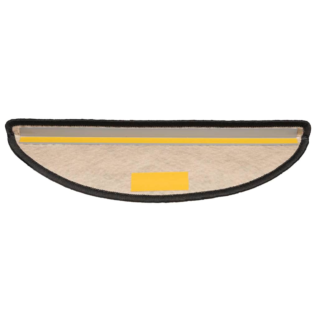 vidaXL Treppenmatten Selbstklebend Sisal 15 Stk. 56x17x3 cm Anthrazit