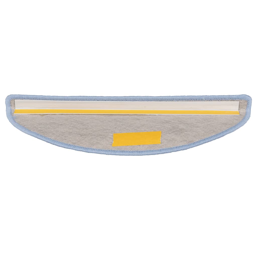 vidaXL Treppenmatten Selbstklebend Sisal-Optik 15 Stk. 56x17x3cm Blau