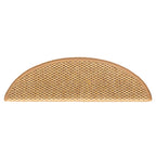 vidaXL Treppenmatten Selbstklebend Sisal-Look 15 Stk. 56x17x3 cm Sisal