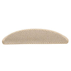 vidaXL Treppenmatten Selbstklebend Sisal-Look 15 Stk. 56x17x3 Berber