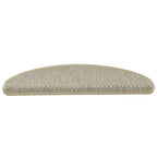 vidaXL Treppenmatten Selbstklebend Sisal-Look 15 Stk 65x21x4 Hellbeige