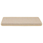 vidaXL Treppenmatten Selbstklebend Sisal-Optik 15 Stk. 65x21x4cm Berber
