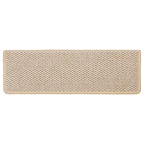 vidaXL Treppenmatten Selbstklebend Sisal-Optik 15 Stk. 65x21x4cm Berber