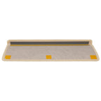 vidaXL Treppenmatten Selbstklebend Sisal-Optik 15 Stk. 65x21x4cm Berber