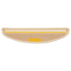 vidaXL Stufenmatten 15 Stk. 56x17x3 cm Hellbeige Halbrund