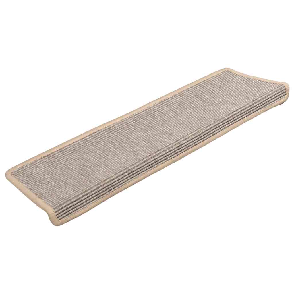 vidaXL Stufenmatten 15 Stk. 65x21x4 cm Silber Rechteckiger Rand