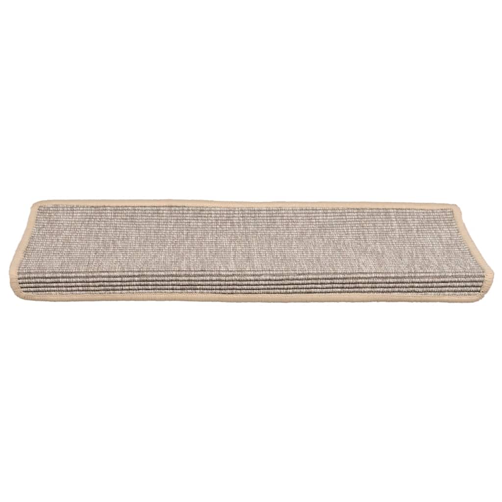 vidaXL Stufenmatten 15 Stk. 65x21x4 cm Silber Rechteckiger Rand