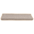 vidaXL Stufenmatten 15 Stk. 65x21x4 cm Silber Rechteckiger Rand