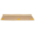 vidaXL Stufenmatten 15 Stk. 65x21x4 cm Silber Rechteckiger Rand