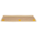 vidaXL Stufenmatten 15 Stk. 65x21x4 cm Hellbeige Rechteckiger Rand