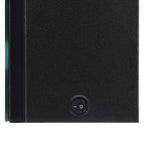 vidaXL LED-Bad-Spiegelschrank Schwarz 50x14x60 cm