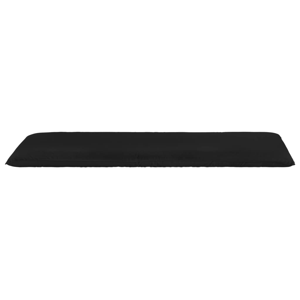 vidaXL Sonnenliege Klappbar Oxford-Gewebe Schwarz
