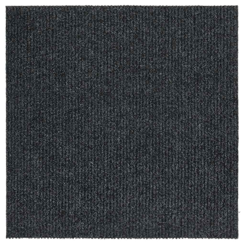 vidaXL Schmutzfangläufer 100x100 cm Anthrazit
