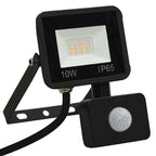 vidaXL LED-Fluter mit Sensor 10W Warmweiß