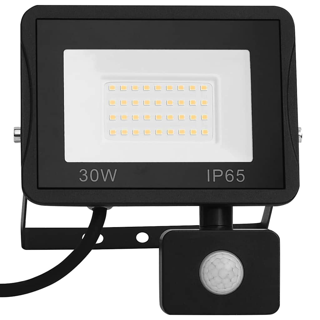 vidaXL LED-Fluter mit Sensor 30 W Kaltweiß