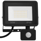 vidaXL LED-Fluter mit Sensor 30 W Kaltweiß