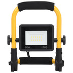 vidaXL LED-Fluter mit Handgriff 20 W Warmweiß