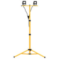 vidaXL LED-Fluter mit Stativ 2x10 W Warmweiß