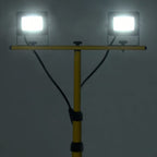 vidaXL LED-Fluter mit Stativ 2x10 W Kaltweiß