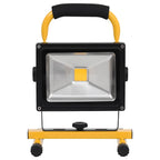 vidaXL LED-Strahler Wiederaufladbar mit Handgriff 30W Kaltweiß