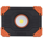 vidaXL LED-Strahler Tragbar ABS 10W Kaltweiß
