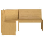 vidaXL Eckbank REINE 151 cm Honigbraun Massivholz Kiefer