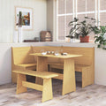 vidaXL Eckbank REINE 151 cm Honigbraun Massivholz Kiefer