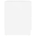 vidaXL Nachttische 2 Stk. Weiß 40x40x50 cm Spanplatte