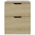 vidaXL Nachttisch Sonoma-Eiche 40x40x50 cm Spanplatte