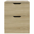 vidaXL Nachttische 2 Stk. Sonoma-Eiche 40x40x50 cm Spanplatte