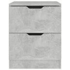 vidaXL Nachttisch Betongrau 40x40x50 cm Spanplatte