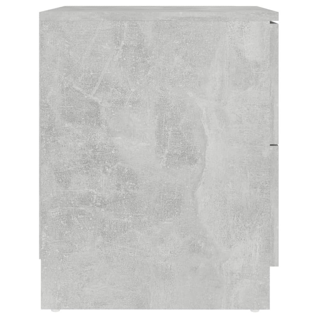 vidaXL Nachttisch Betongrau 40x40x50 cm Spanplatte