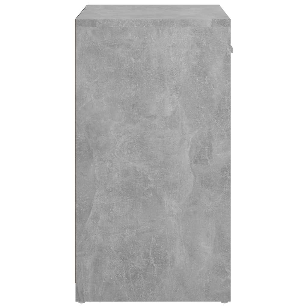 vidaXL Schuhbank Betongrau 94,5x31x57 cm Holzwerkstoff