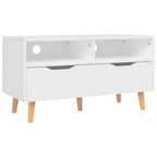 vidaXL TV-Schrank Weiß 90x40x48,5 cm Holzwerkstoff
