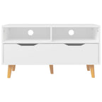 vidaXL TV-Schrank Weiß 90x40x48,5 cm Holzwerkstoff