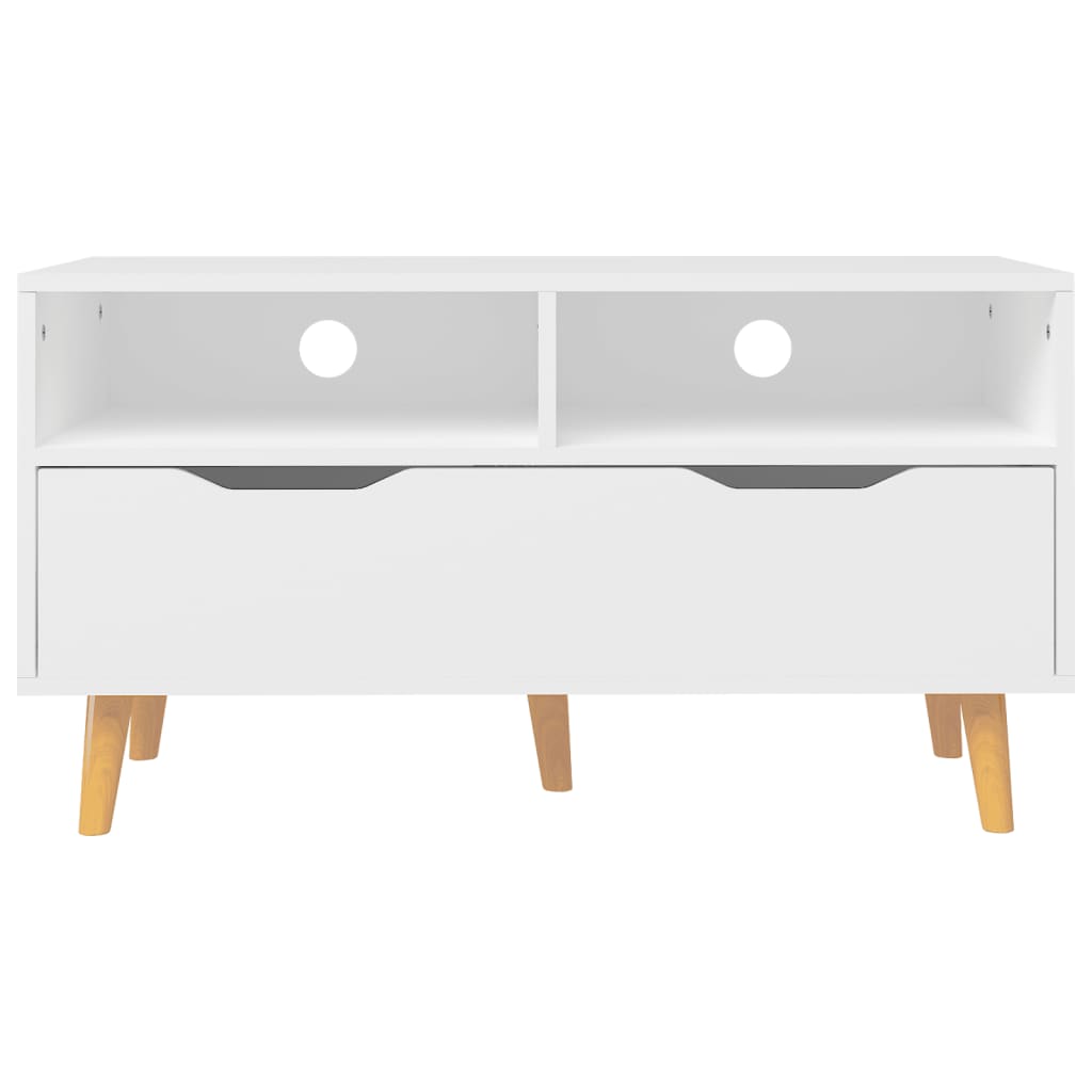 vidaXL TV-Schrank Weiß 90x40x48,5 cm Holzwerkstoff