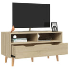 vidaXL TV-Schrank Sonoma-Eiche 90x40x48,5 cm Holzwerkstoff