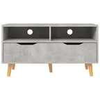 vidaXL TV-Schrank Betongrau 90x40x48,5 cm Holzwerkstoff