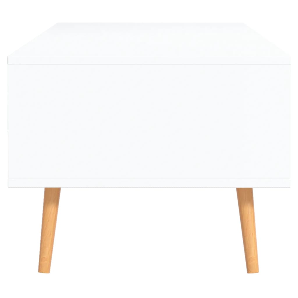 vidaXL Couchtisch Weiß und Sonoma-Eiche 100x49,5x43 cm Holzwerkstoff