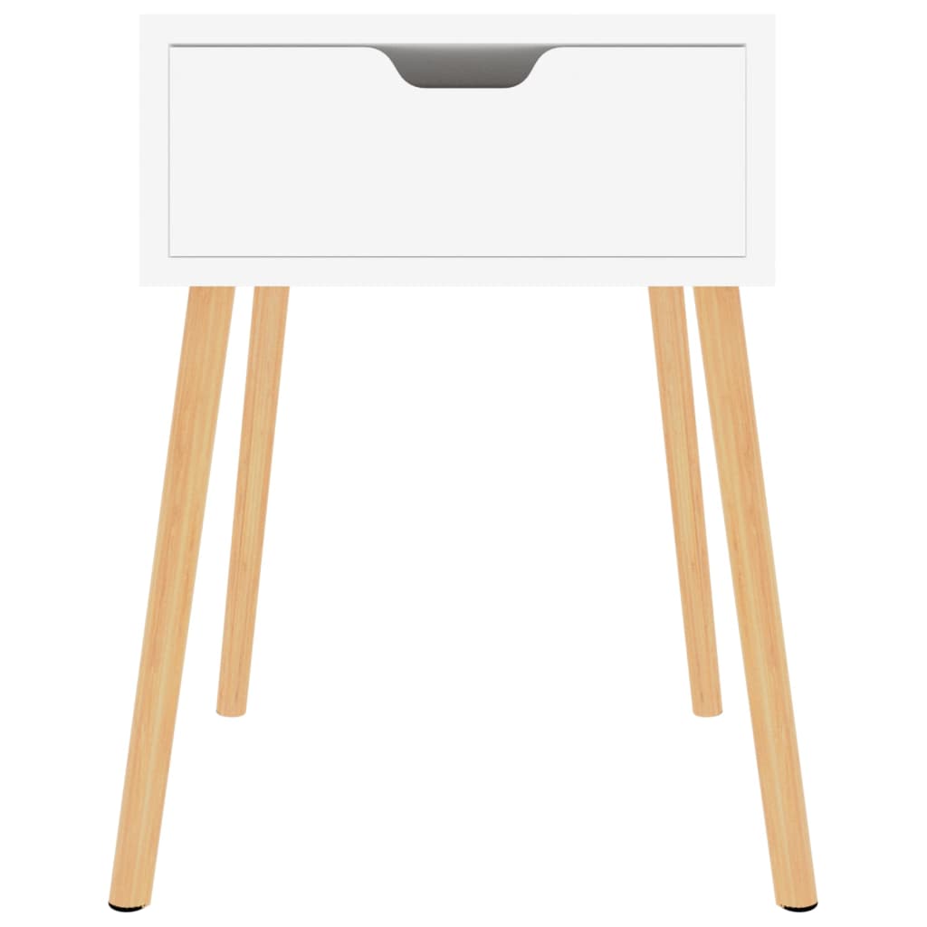 vidaXL Nachttisch Weiß 40x40x56 cm Holzwerkstoff
