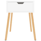 vidaXL Nachttisch Weiß 40x40x56 cm Holzwerkstoff