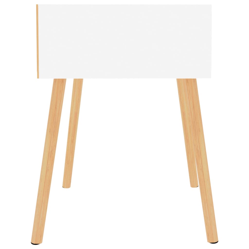 vidaXL Nachttisch Weiß 40x40x56 cm Holzwerkstoff