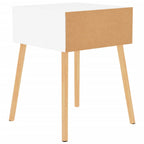 vidaXL Nachttisch Weiß 40x40x56 cm Holzwerkstoff